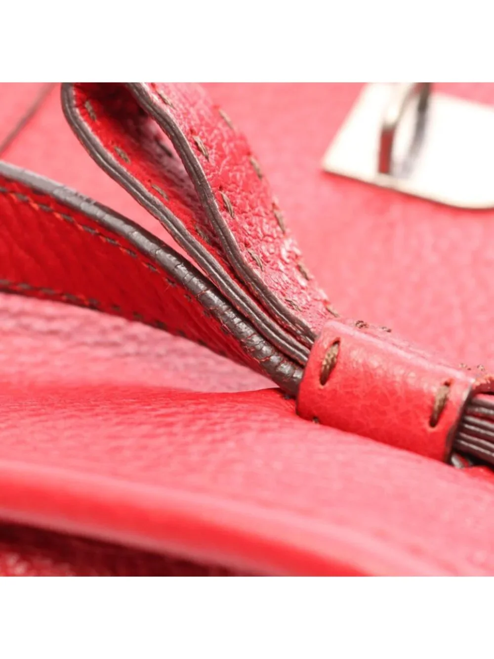 Prada Shoulder Bag Red Leather